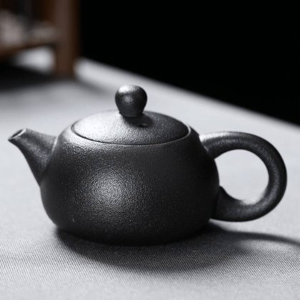 black pottery traditional kettle